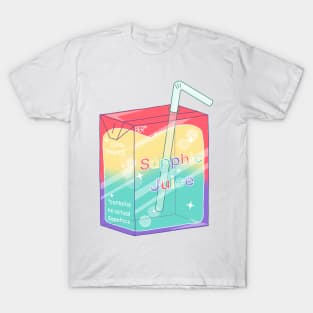 Sapphic Juice Pride Juice Box T-Shirt